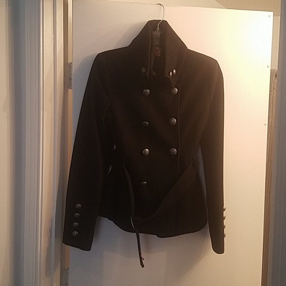 Wool juniors peacoat